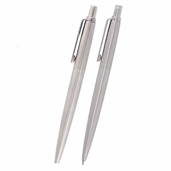 Sada kuličková+mechanická tužka PARKER Jotter Stainless Steel CT - s gravírováním