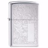 Zippo 352 VENETIAN Polished Chrome - s rytinou