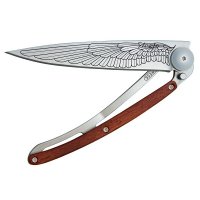 Nůž deejo 1CB016 Tatto Wing rosewood - s gravírováním